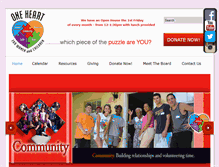 Tablet Screenshot of oneheartforwomenandchildren.org